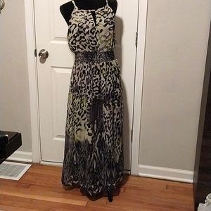 Animal print Maxi dress